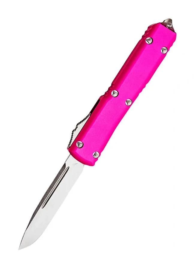 3.12 Inch Utx-85 S/e Pink OTF Knife​ Aluminum​