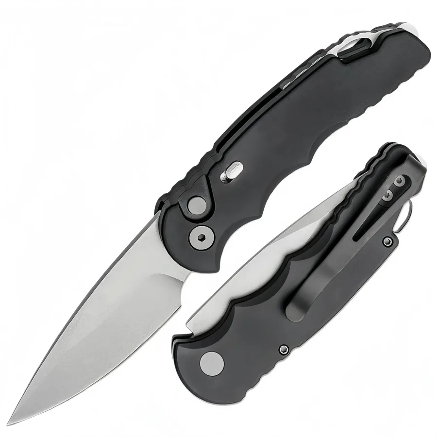 New Lock Blade Aluminum Alloy Handle Pocket Knife
