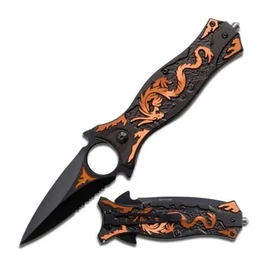 Orange Dragon Knife