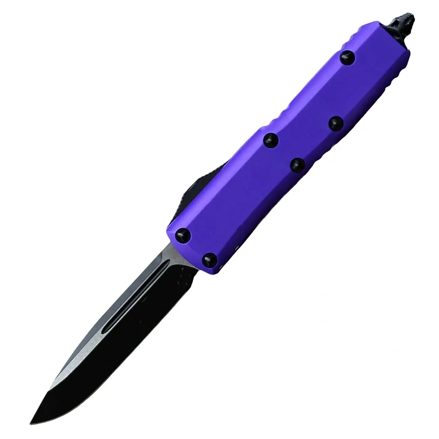 3.12 Inch Utx-85 S/e OTF Automatic Knife Purple Aluminum