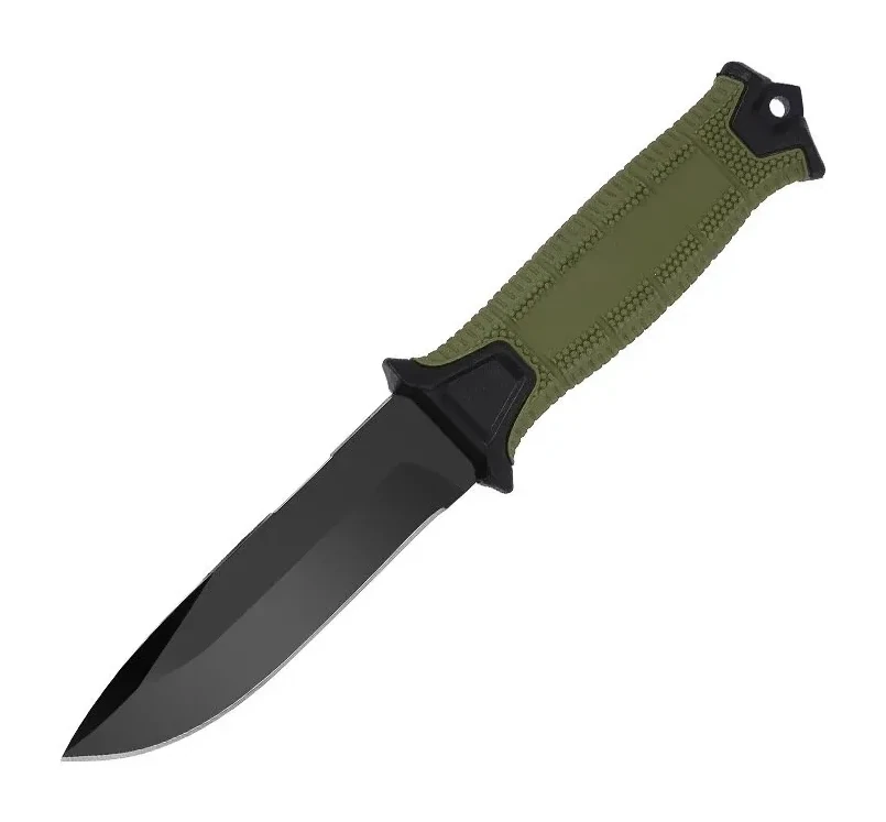Hunting Knife High Hardness Tactical Wilderness Survival Knife-green