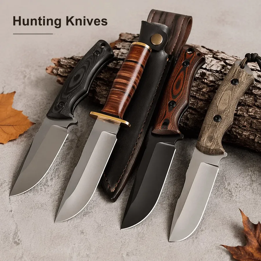 Damascus Hunting Knife Pack