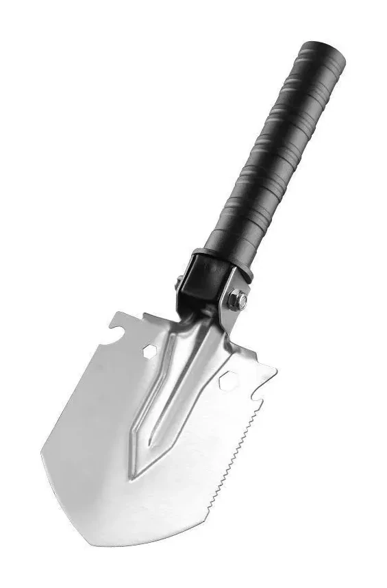 Military Shovel Small Shovel Fishing Portable Wild Fishing Version Manganese Steel Shovel All-steel Steel Giant Thick Digging Hard Soil Multi-function Shovel