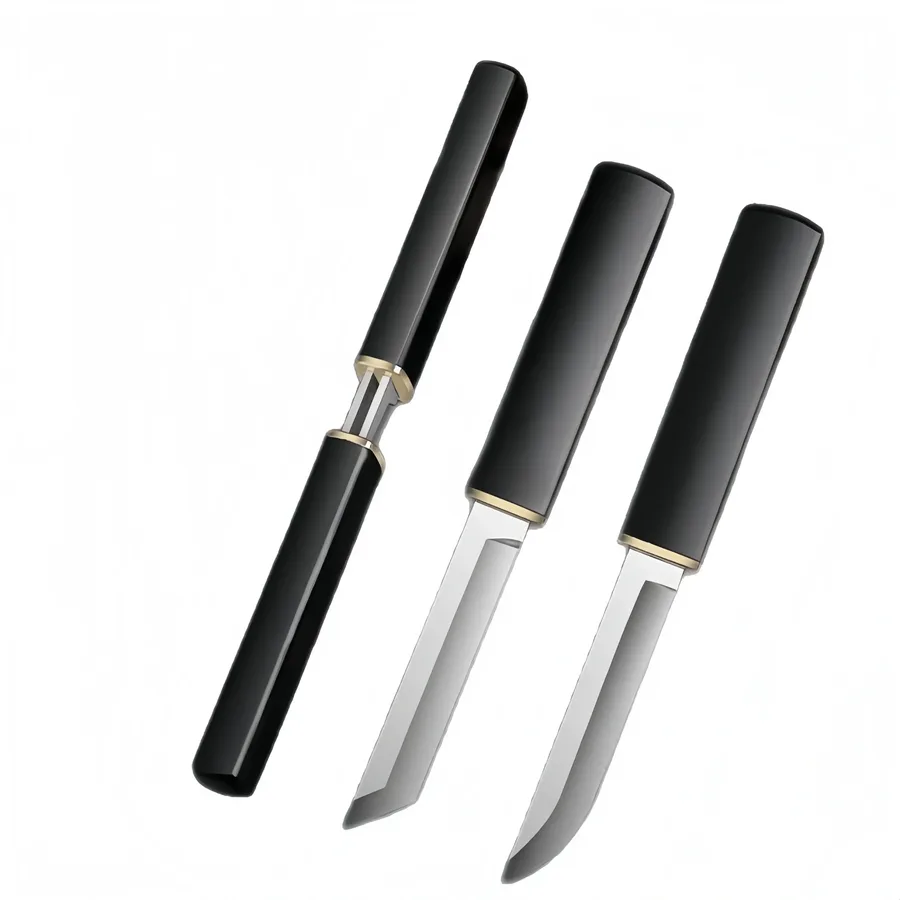 Mandarin Duck Double Knife Tanto Knife