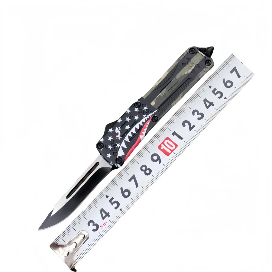 7 Inch Utility Switchblade Camping Tools Knife